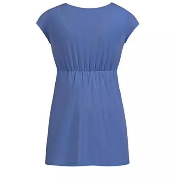 Camiseta redonda de maternidade de material macio e ecológico, tamanho grande, para mulheres, amamentação, esporte, lazer, roupas de gravidez