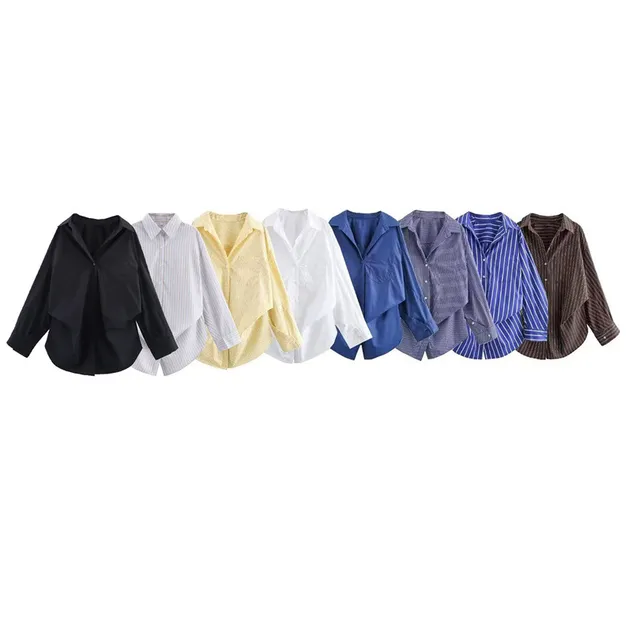 Blusa feminina de manga longa chique perfeita para o trabalho, roupas femininas, jaqueta