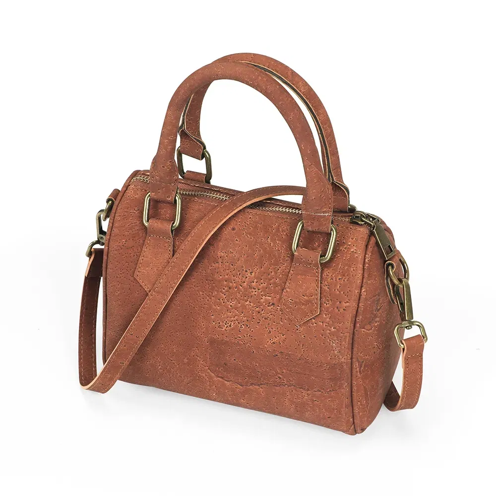 Bolsa transversal sustentável de moda vegana à base de biomassa para mulheres