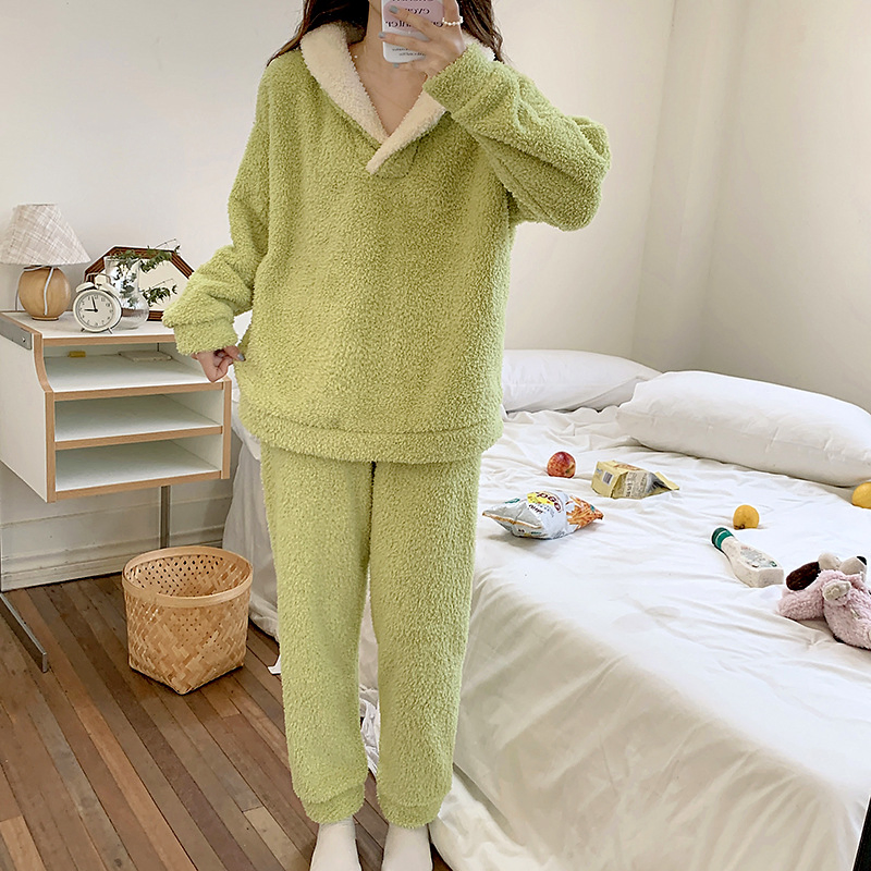 Mulheres Modernas Outono Inverno Moleton Solto Simples Roupas de Loungewear