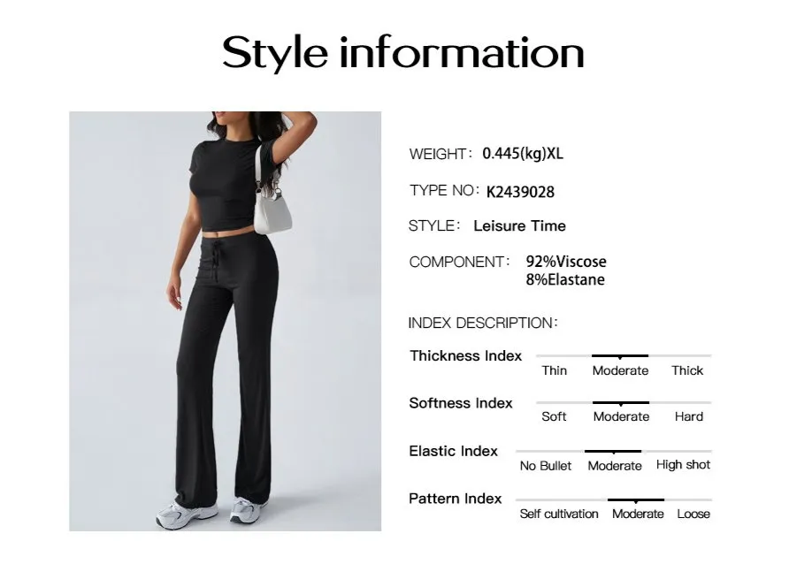 Detalhe do Conjunto Feminino Casual
