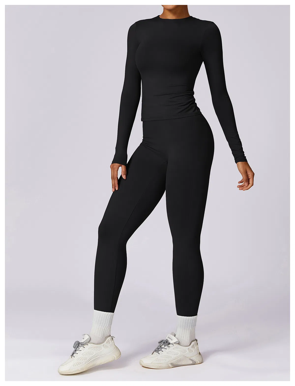 Conjunto de Yoga Justo de Secagem Rápida de Alta Resistência para Mulheres, Roupas Casuais para Corrida