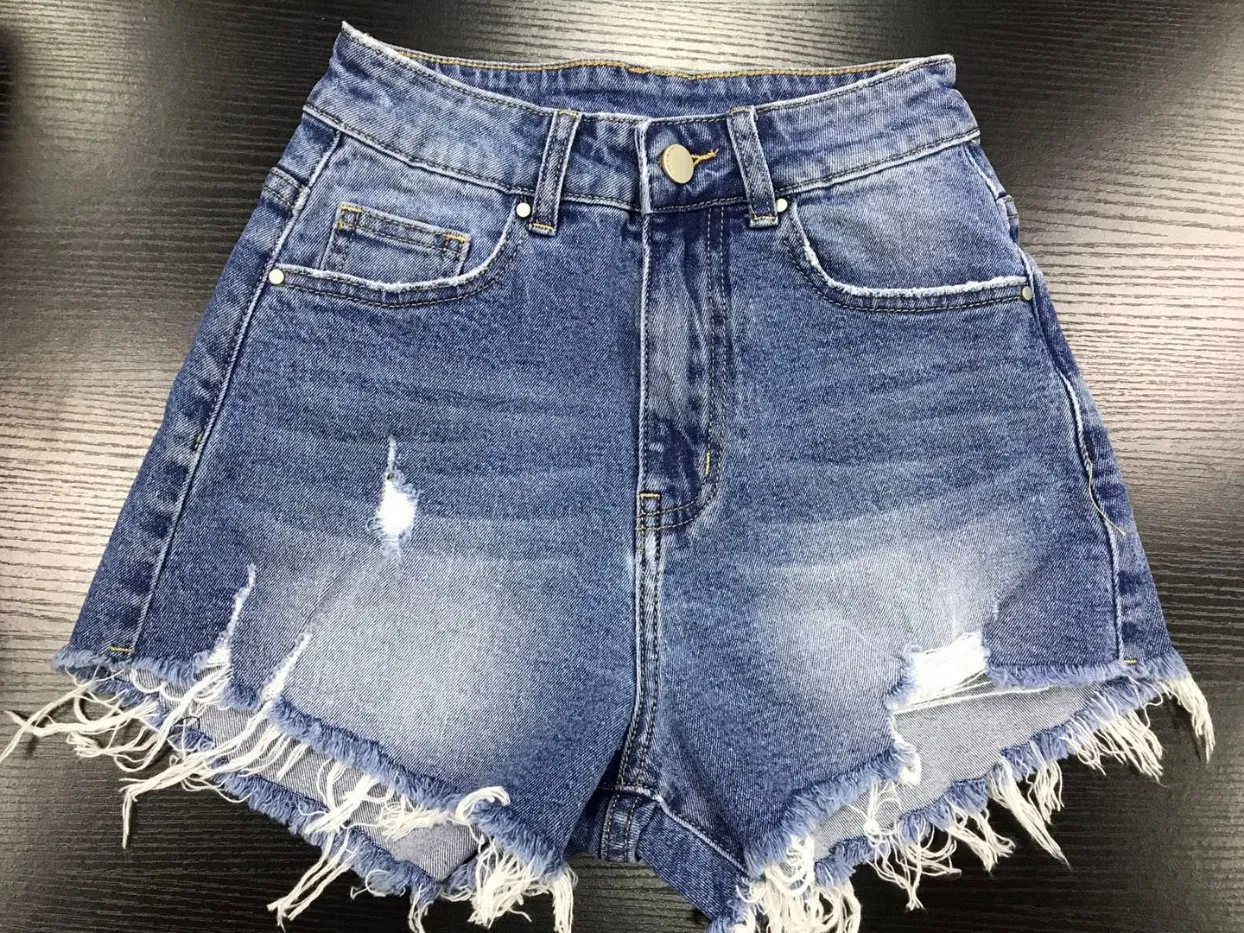 Venda Direta de Fábrica Calças Jeans de Algodão com Spandex para Mulheres Personalizadas de Alta Qualidade
