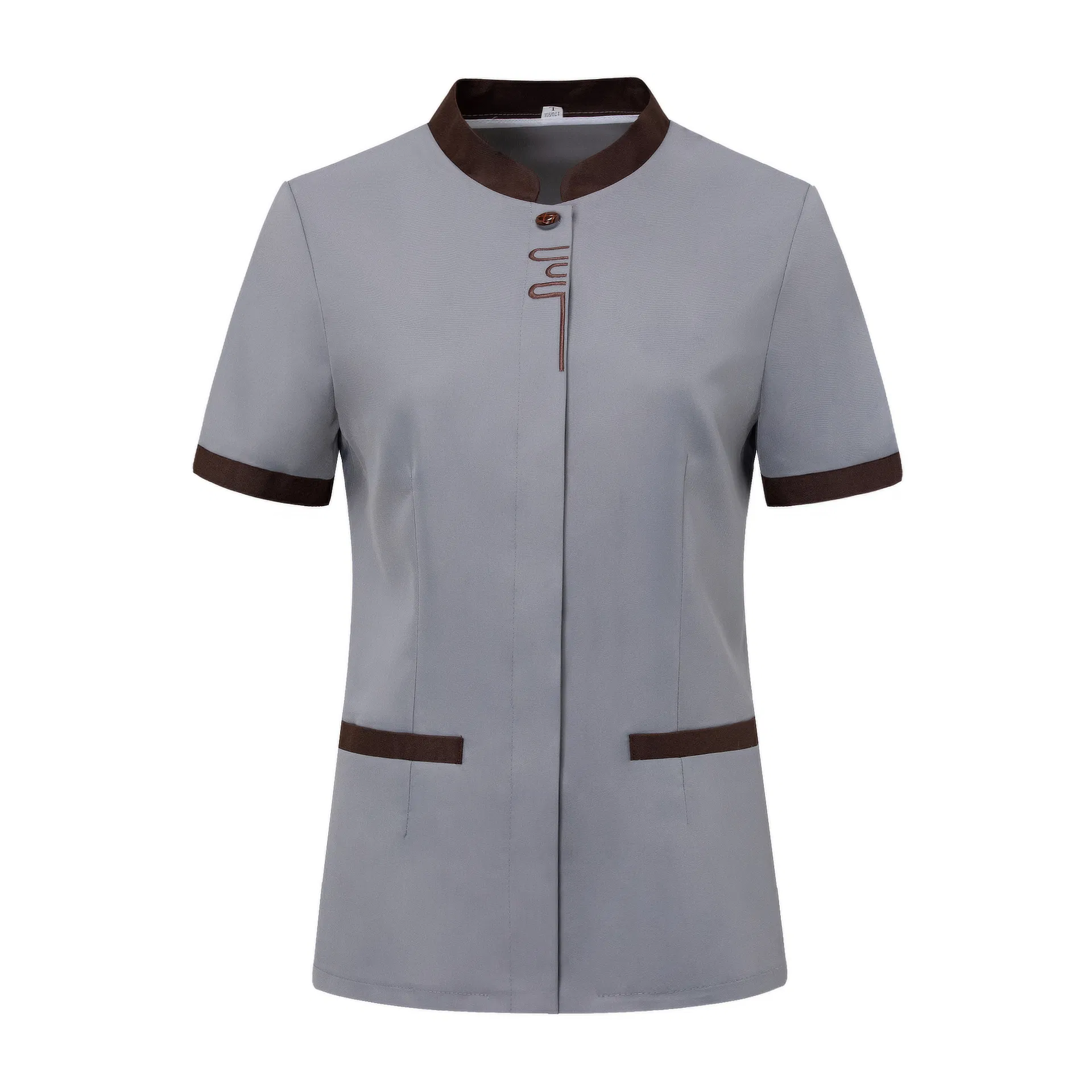Roupas de Trabalho para Funcionários de Limpeza Masculinos e Femininos, Camisas de Manga Curta, Verão, Respirável, Roupas de Hotel para Quarto de Hóspedes, Vestuário de Limpeza