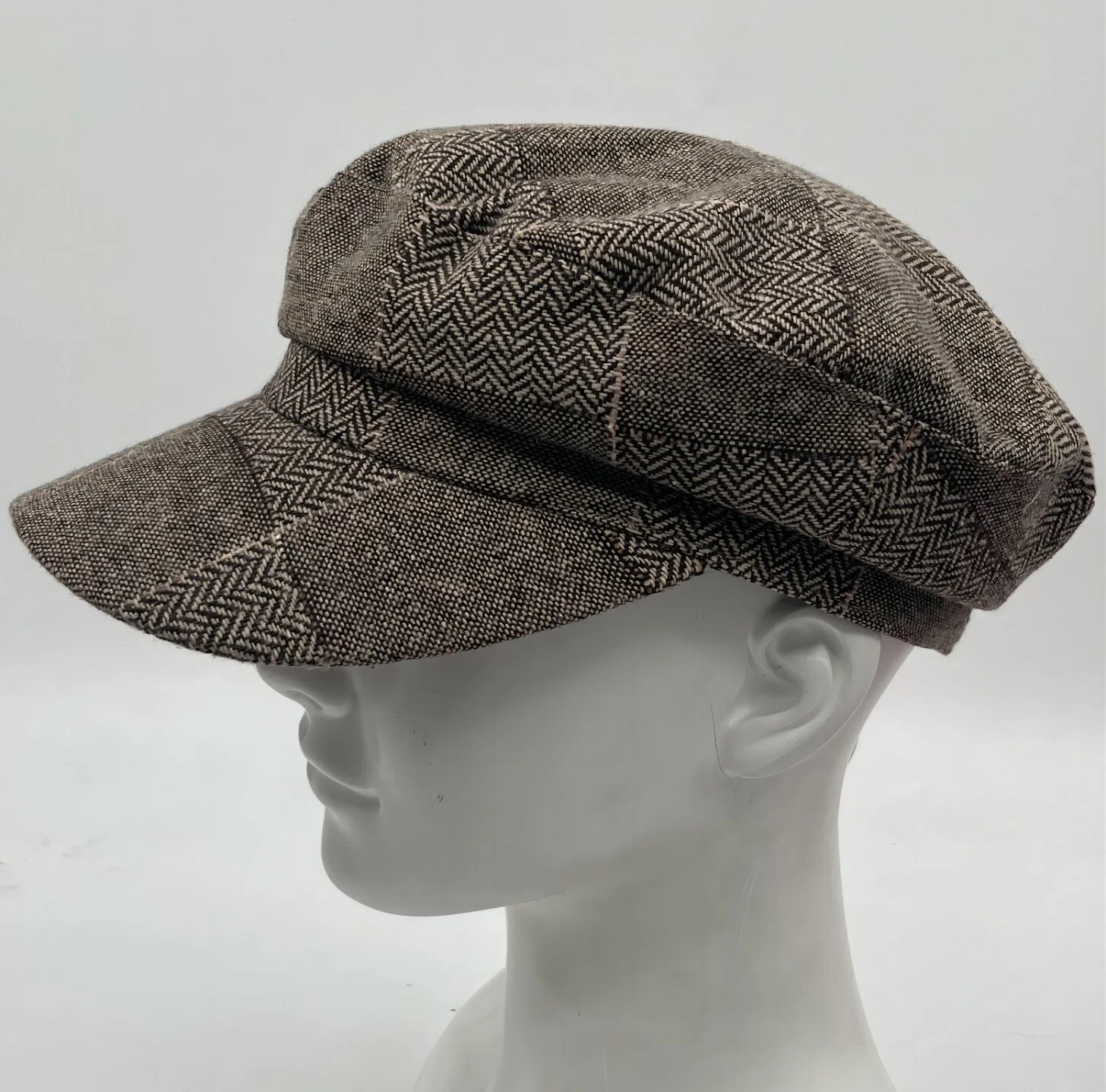 Atacado Moda Feminina Boné de Inverno em Tecido Sustentável
