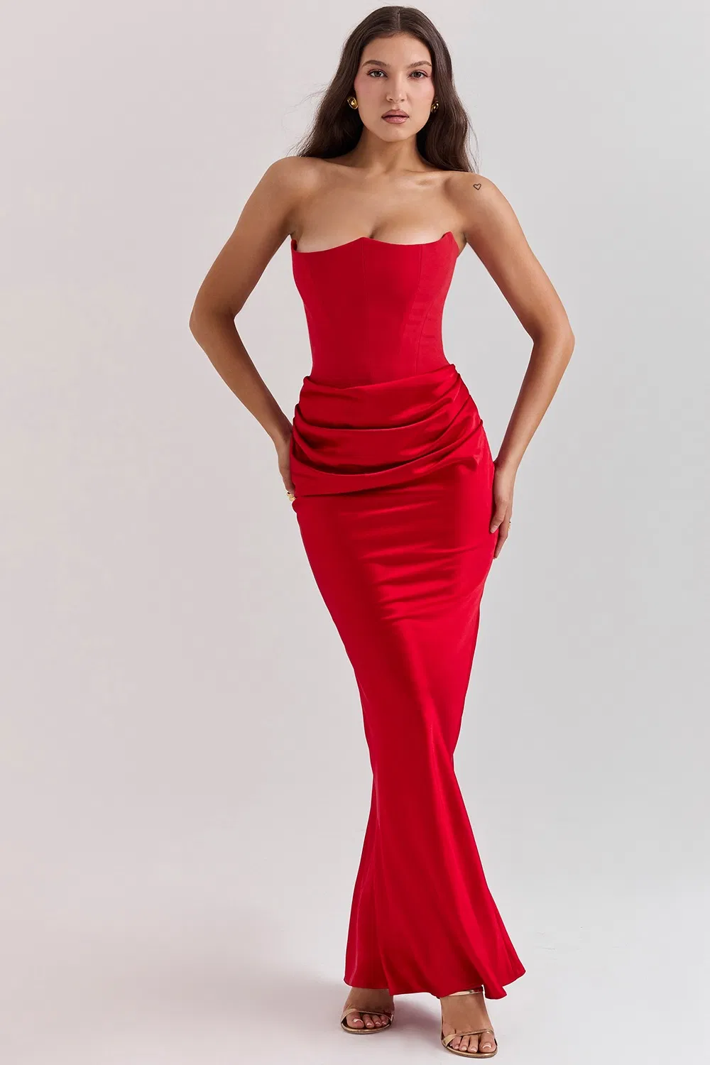 Vestido Casual de Verão Elegante com Fenda para Festa de Mulheres