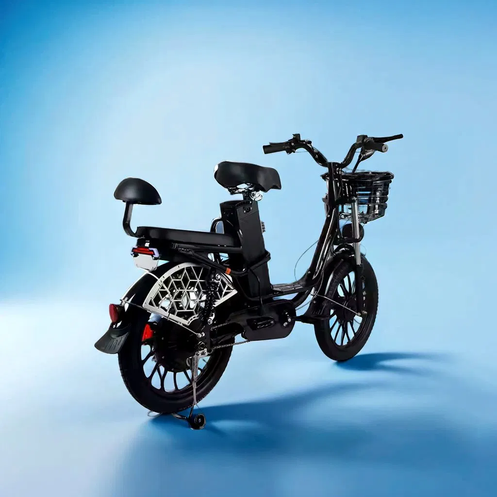 Moda - Bicicleta Elétrica Feminina Projetada com 20 - Polegadas Pneus. Ebike para Adultos com um Quadro de Ferro, uma Bicicleta Elétrica para Estradas Urbanas