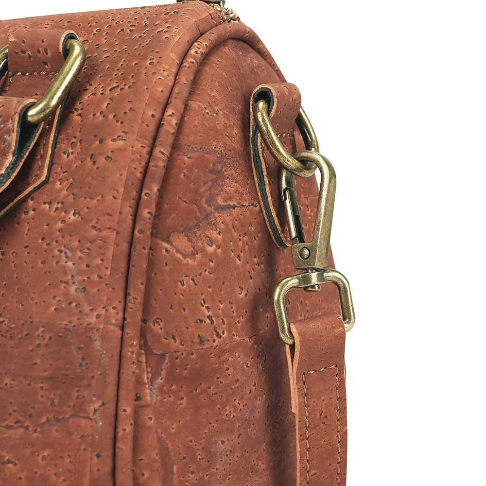 Bolsa transversal sustentável de moda vegana à base de biomassa para mulheres