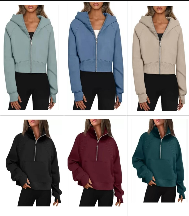 Moletom Feminino Super Grande Outono Inverno Moda Pulôver com Meio Zíper Suéter Trançado Roupas Casuais