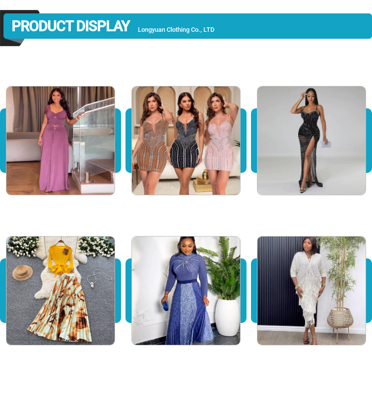 Vestido de Festa de Verão Novo Estilo para Mulheres