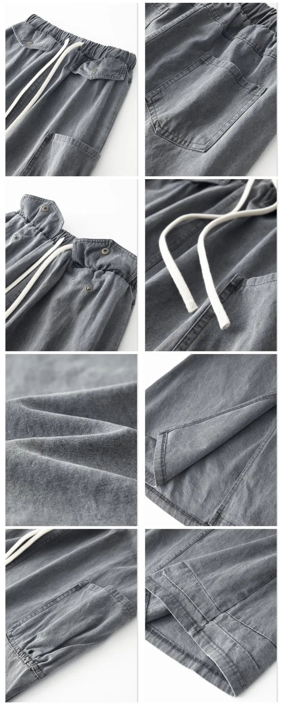 Mulheres Vintage 100%Cotton Saia Longa 270g Moda Feminina Saia Casual Tamanho Grande Mulheres Ligeiramente Gordinhas