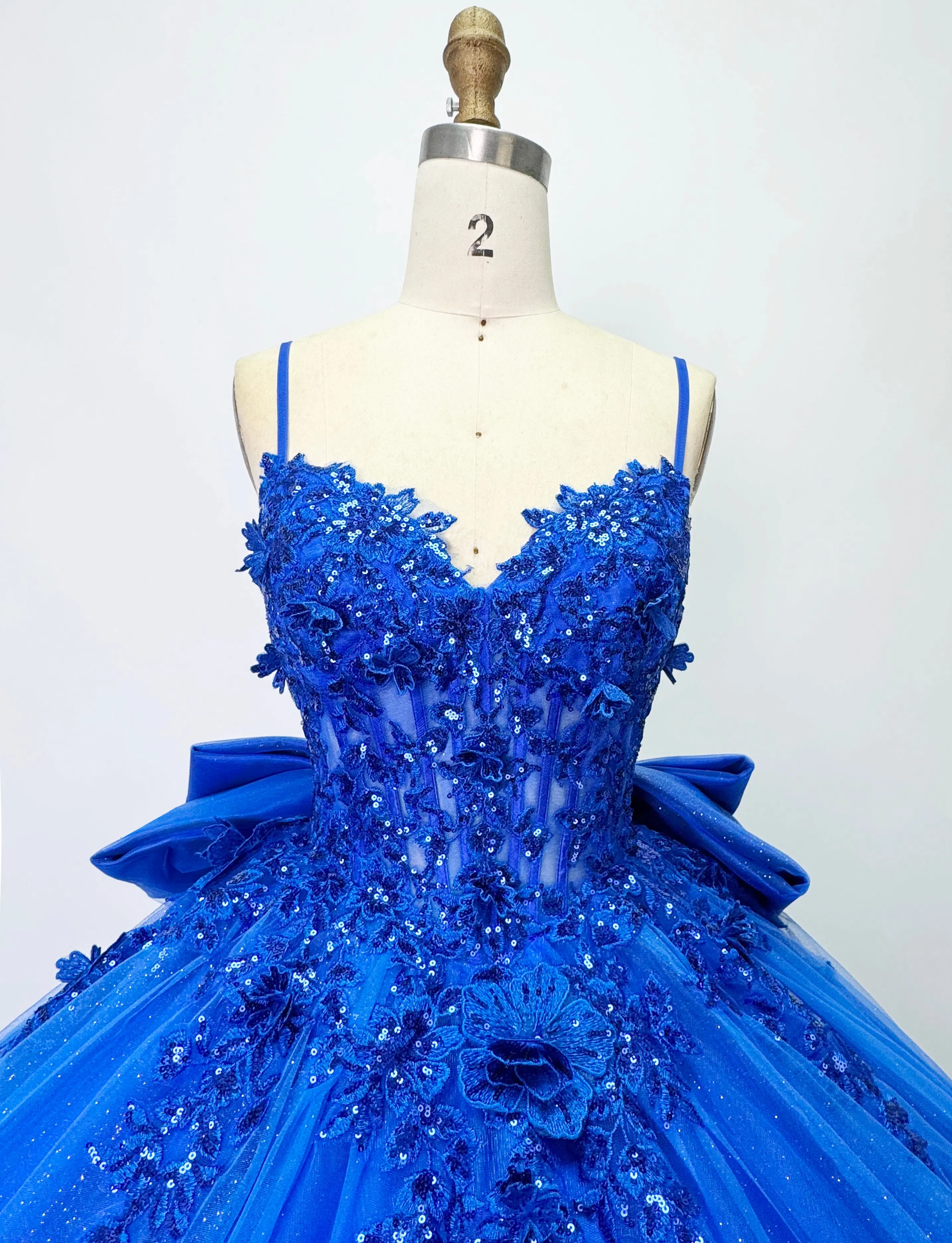 Detalhes de Renda do Vestido de Princesa