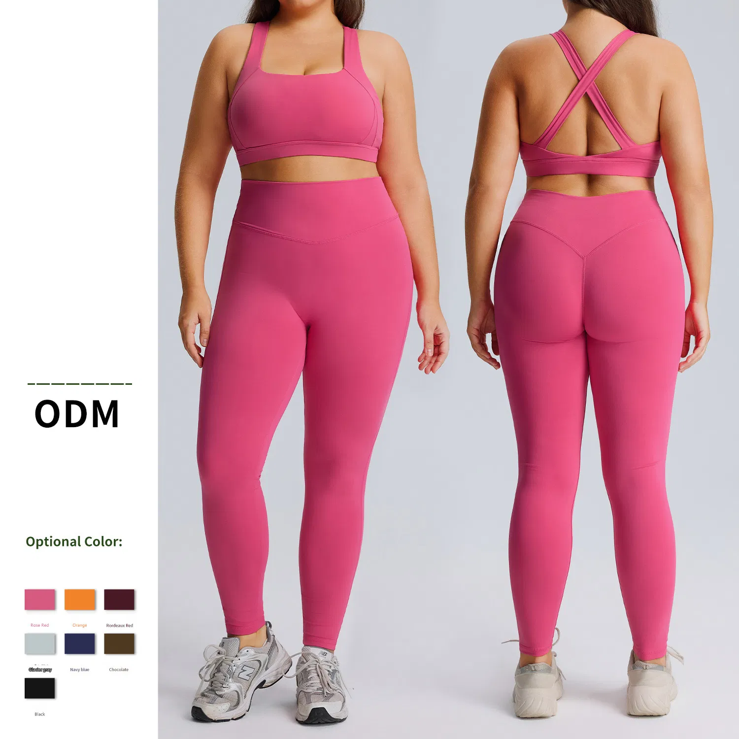 Wholesale Activewear 2 Piece Women S Plus Size Sport Fitness Gym Clothing