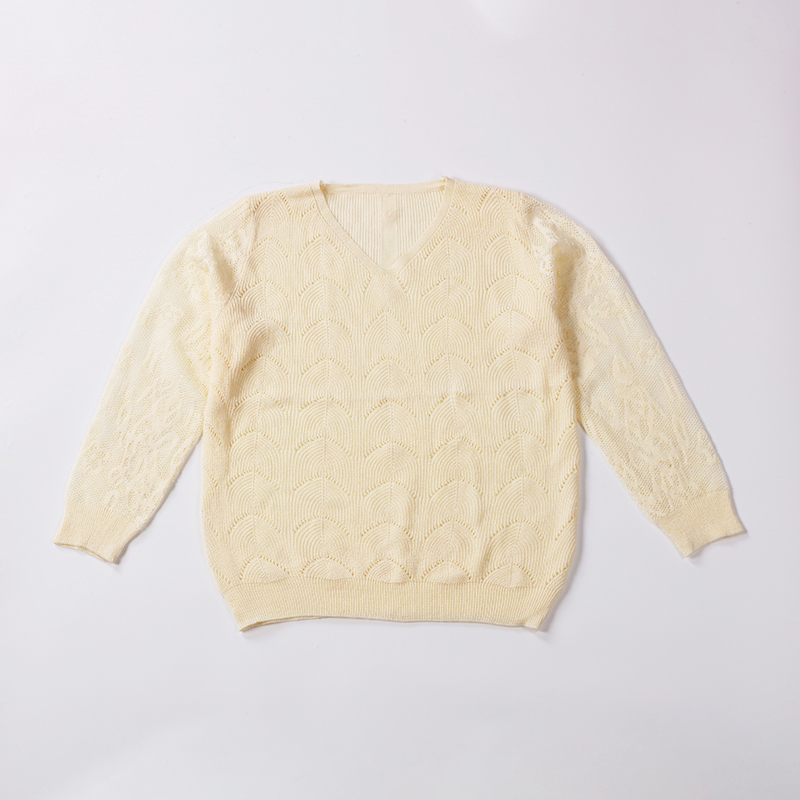 Bege Linda Cavalo V Intimo Lazer Primavera e Outono Senhora Malha