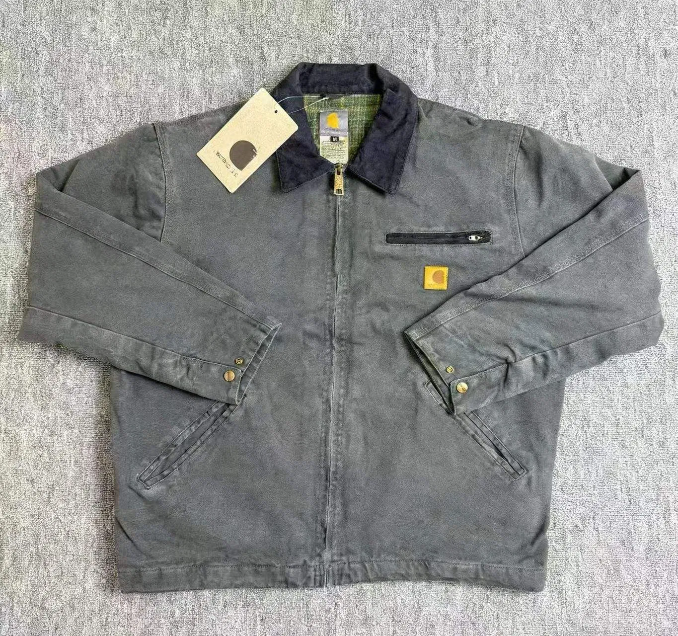 Edição Correta Nova Detroit Indústria Pesada Denim Lavado Inverno Clássico Americano Jaqueta para Homens e Mulheres Roupas