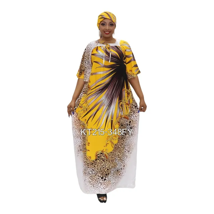 Roupas Africanas Borkha para Mulheres Caftan Boubou de Gola Quadrada Aberta
