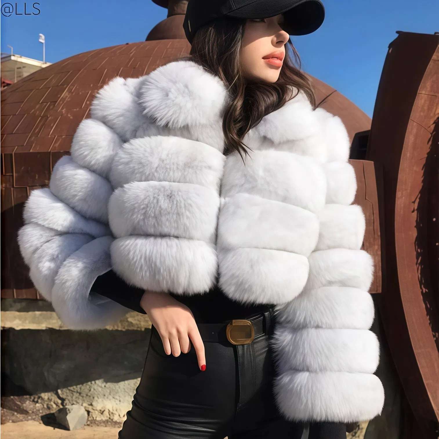 10 Mil PCS Jaquetas Produzidas Inverno Novo Estilo Solto Quente Mulheres Casaco de Pele