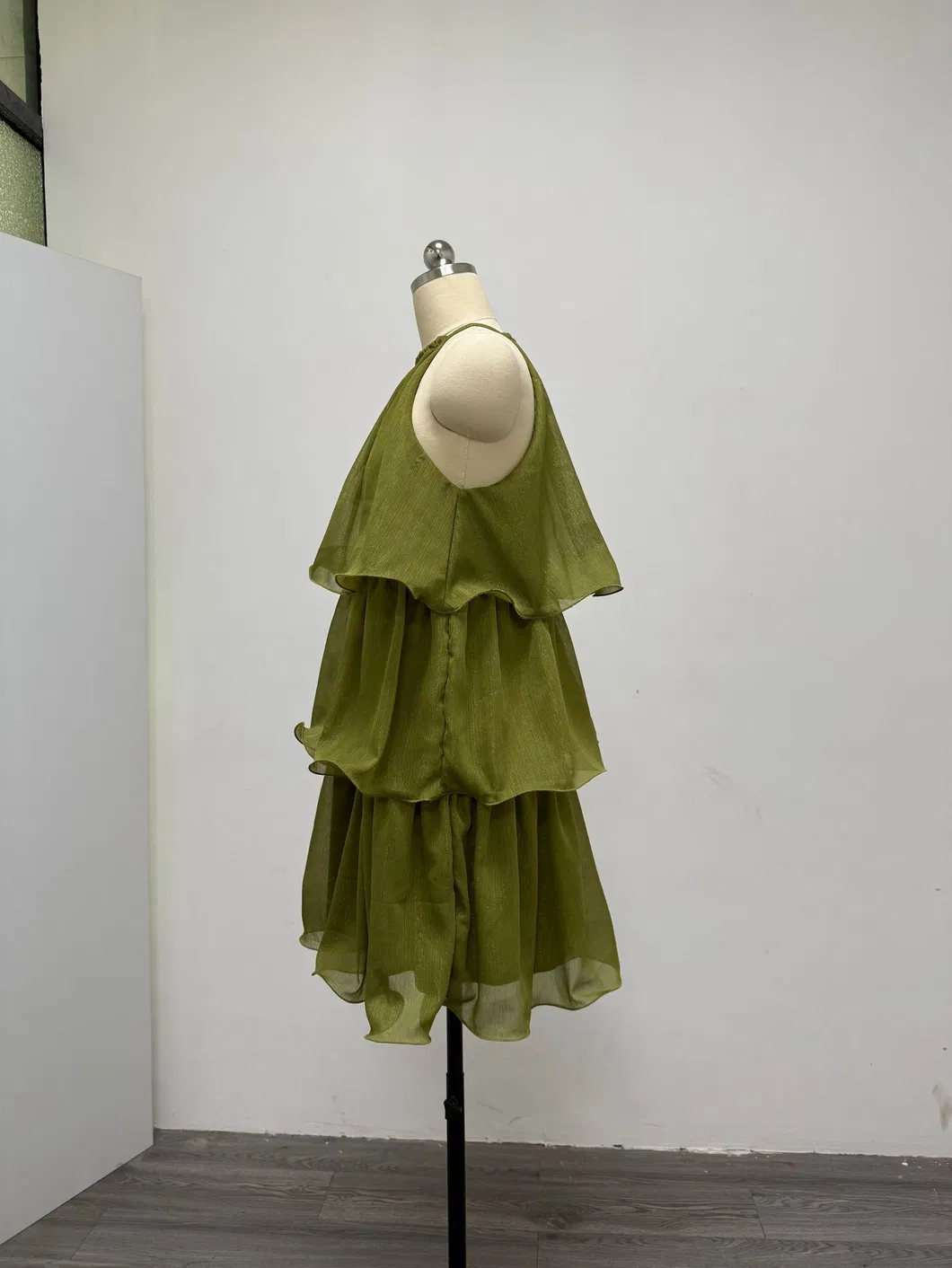Vestido Longo Elegante Sem Mangas com Decote Halter Estilo Verão Vestido de Festa Elegante Vestido de Noite Elegante Vestido Formal Feminino Roupas Femininas Atacado
