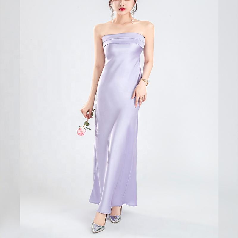 Vestido de Noite Elegante Sem Costas para Mulheres com Estilo de Decote Profundo