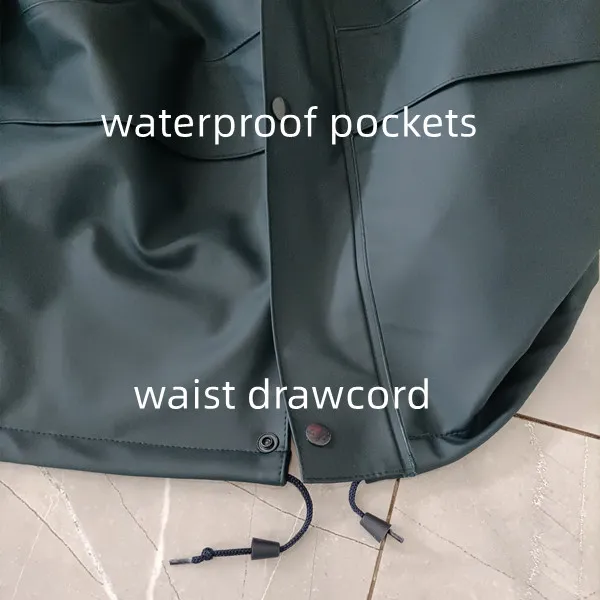 Bolsos grandes e bainha