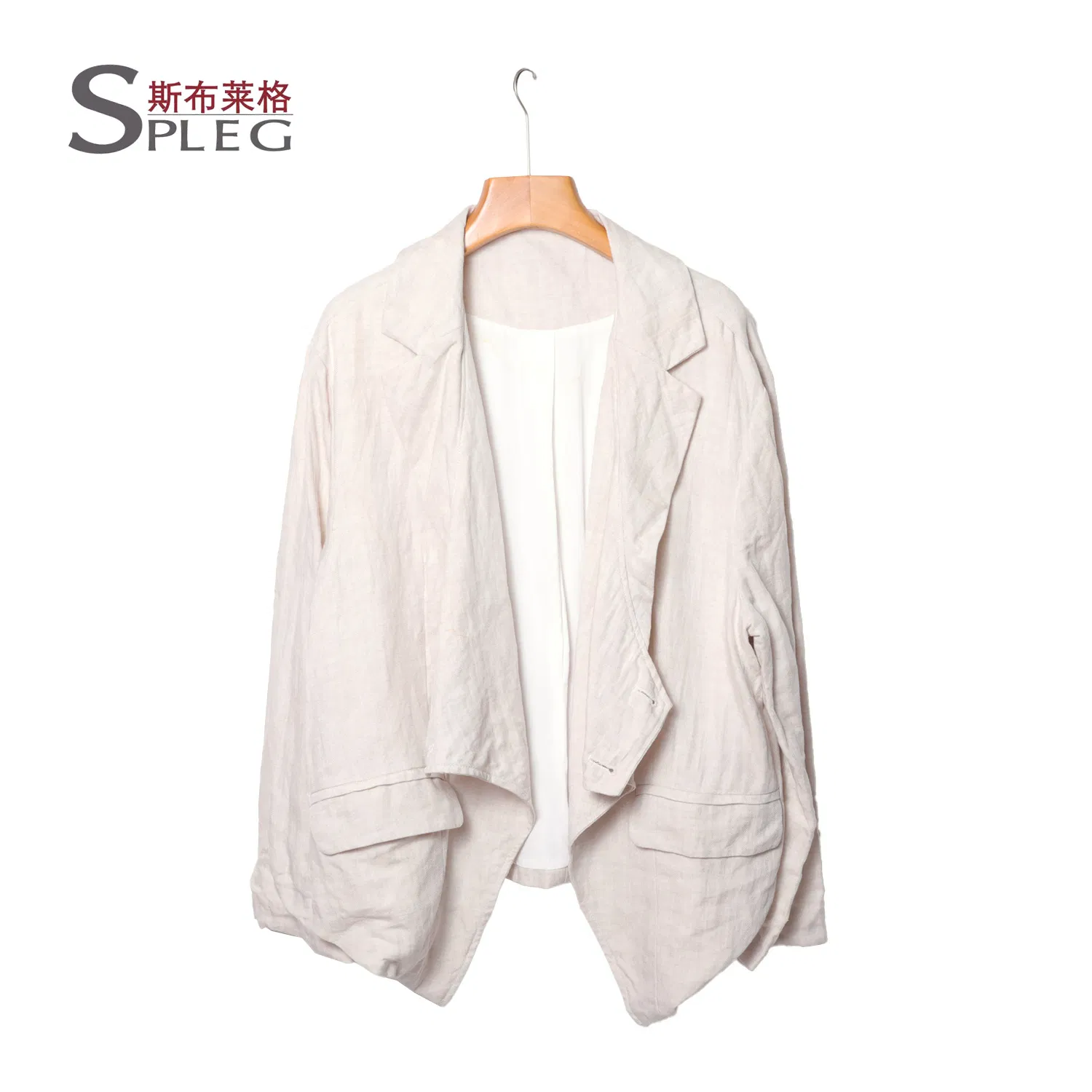 100% Vestuário Personalizado em Linho para Mulheres Roupas da Moda Vestido Feminino Casaco de Linho