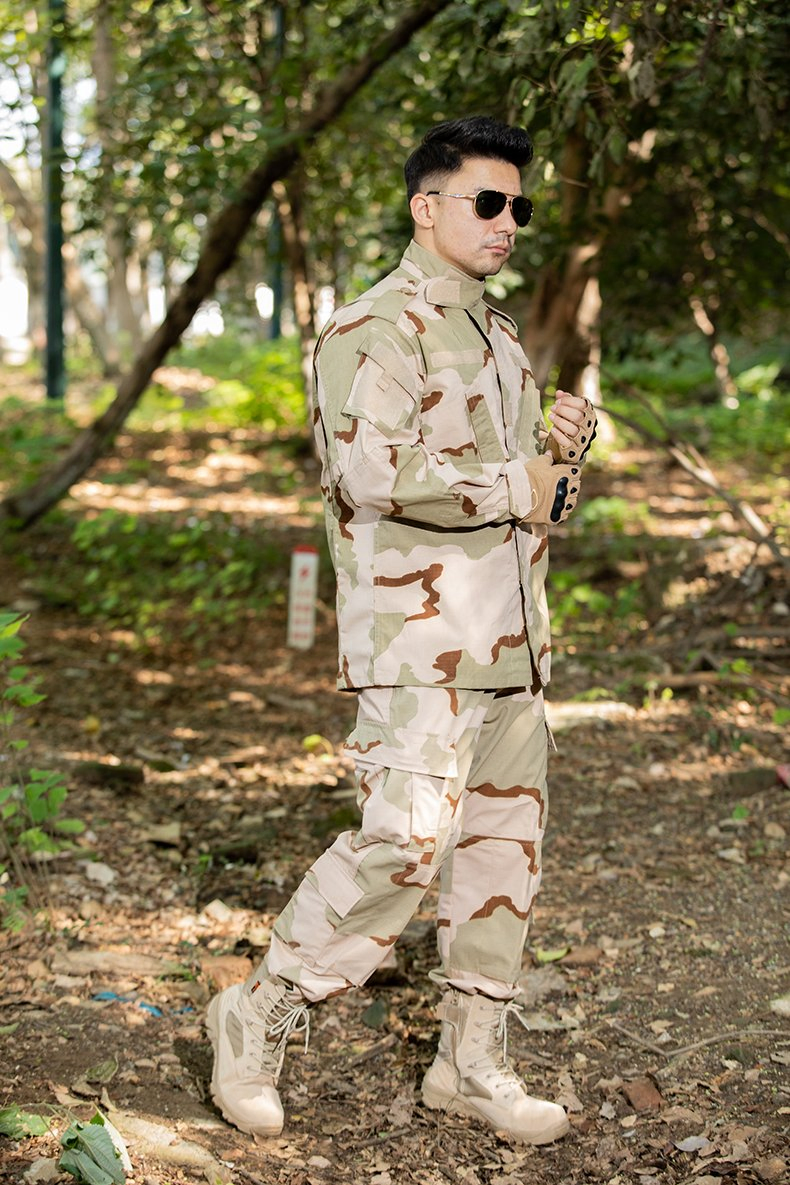 Uniforme tático camuflado de alta qualidade por atacado, roupas de trabalho resistentes para homens e mulheres
