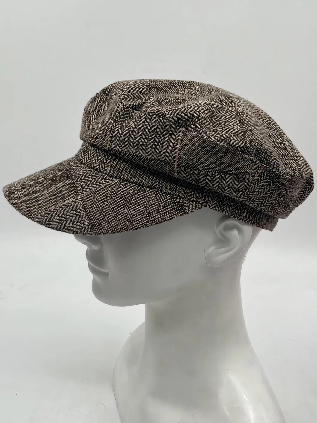 Atacado Moda Feminina Boné de Inverno em Tecido Sustentável