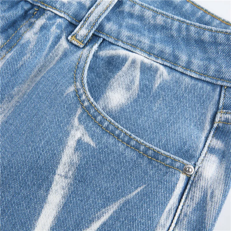 2023 Novas Calças Jeans de Alta Qualidade com Stretch, Personalizadas com Fendas, em Algodão Denim