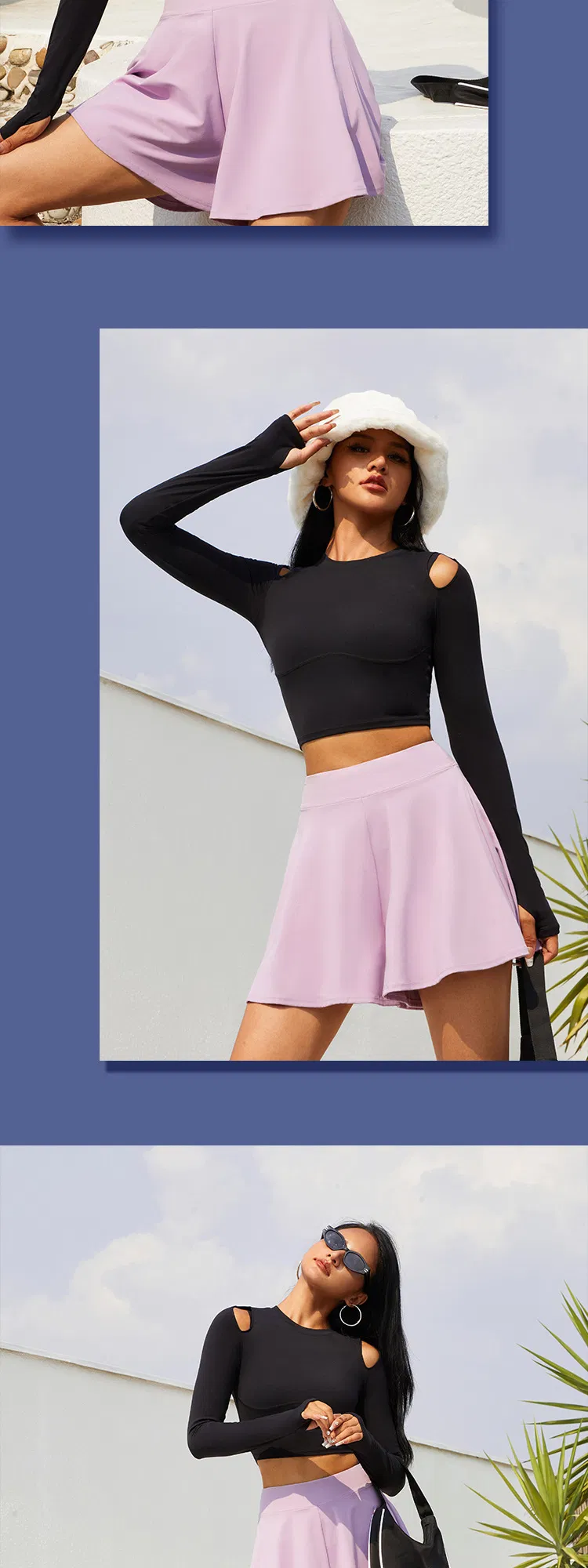 Camisetas de Yoga Femininas Populares de Manga Longa com Almofada no Peito Roupas de Fitness Sexy para Esportes Roupas Casuais