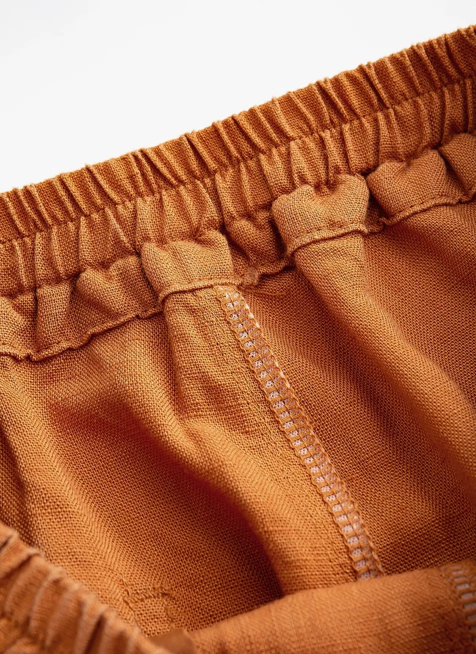 Calças de Linho Lyocell Femininas - Detalhe 2