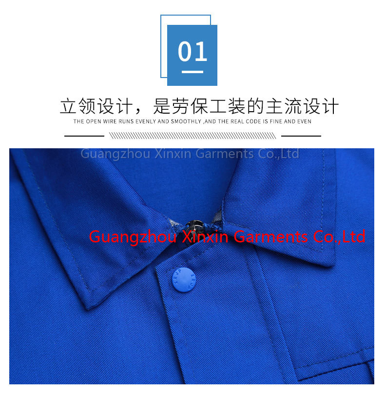 2022 Nova Qualidade de Algodão Roupas de Trabalho Personalizadas para Homens Mulheres Unissex Uniforme de Trabalhador da Construção Roupas de Trabalho Feitas na China (W2204)