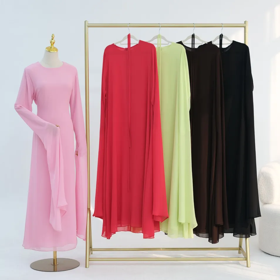 Atacado de novas roupas muçulmanas femininas do Oriente Médio, pijamas, vestuário casual estampado