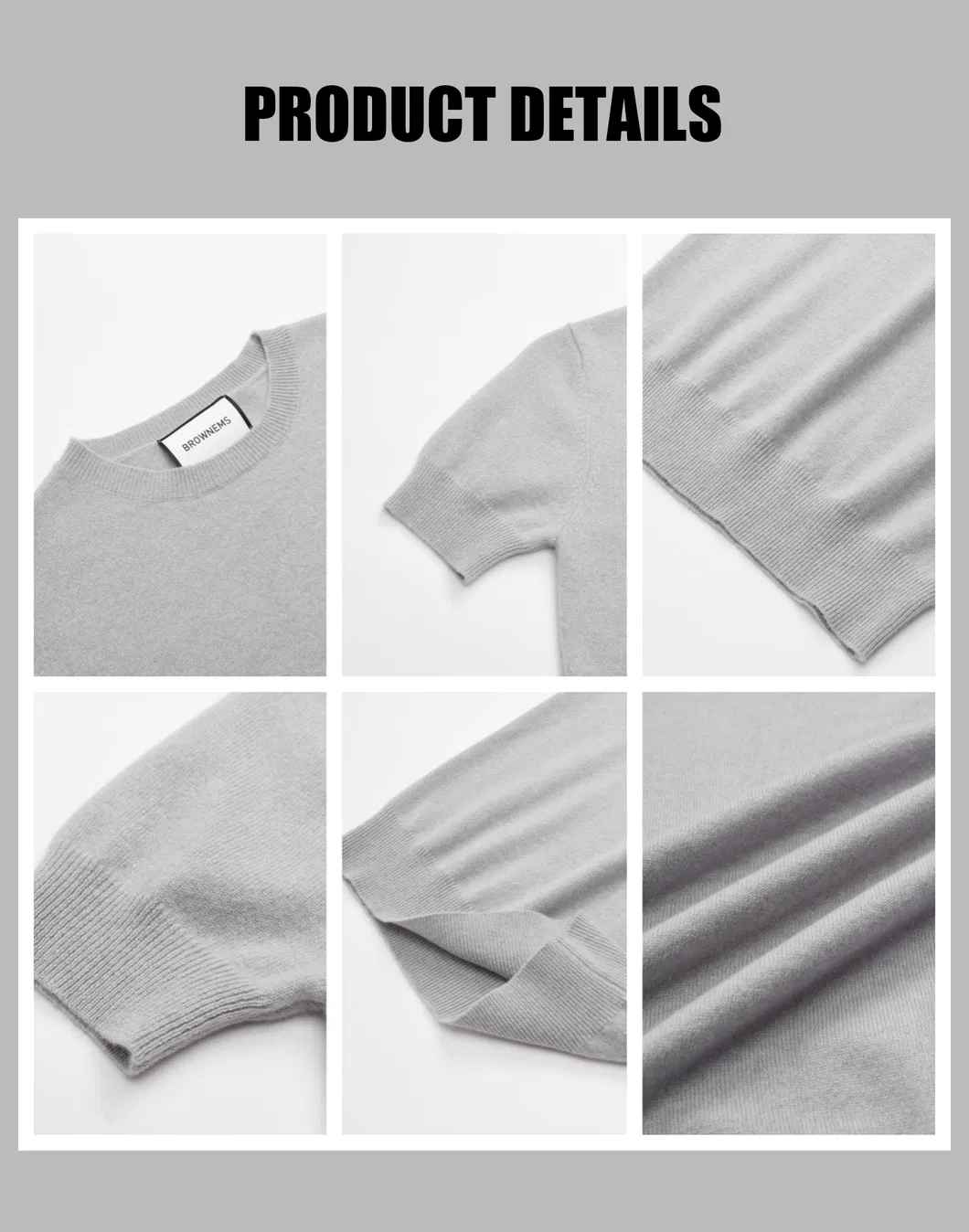 100% Suéter de Cashmere - Moda - Cores Sazonais