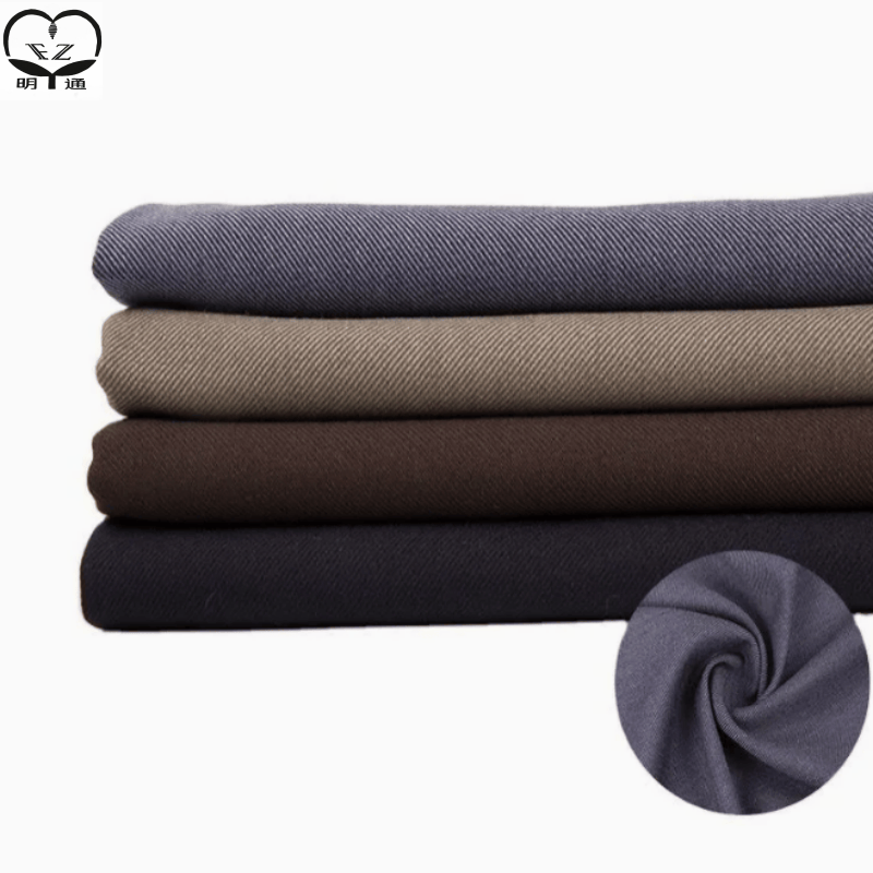 Tecido de Poliéster Twill à Frente da Moda para Tendências Sazonais
