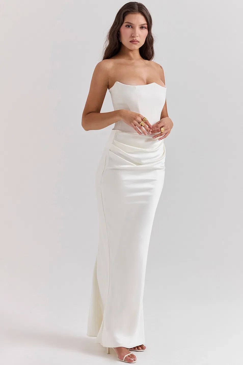 Vestido Casual de Verão Elegante com Fenda para Festa de Mulheres