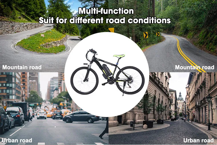 Moda 36V 10ah Bicicleta Elétrica Recreativa Urbana para Adultas Gravity City