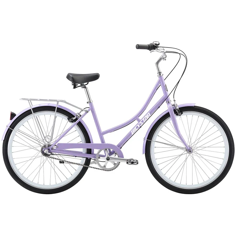 Moda Barata Clássica 7 Velocidade 700c Bicicleta Urbana Holandesa Bicicleta Vintage 24/26 Polegada Bafang Ultra na Bicicleta da Cidade com Cesta Nova para Senhoras Mulheres Adultas