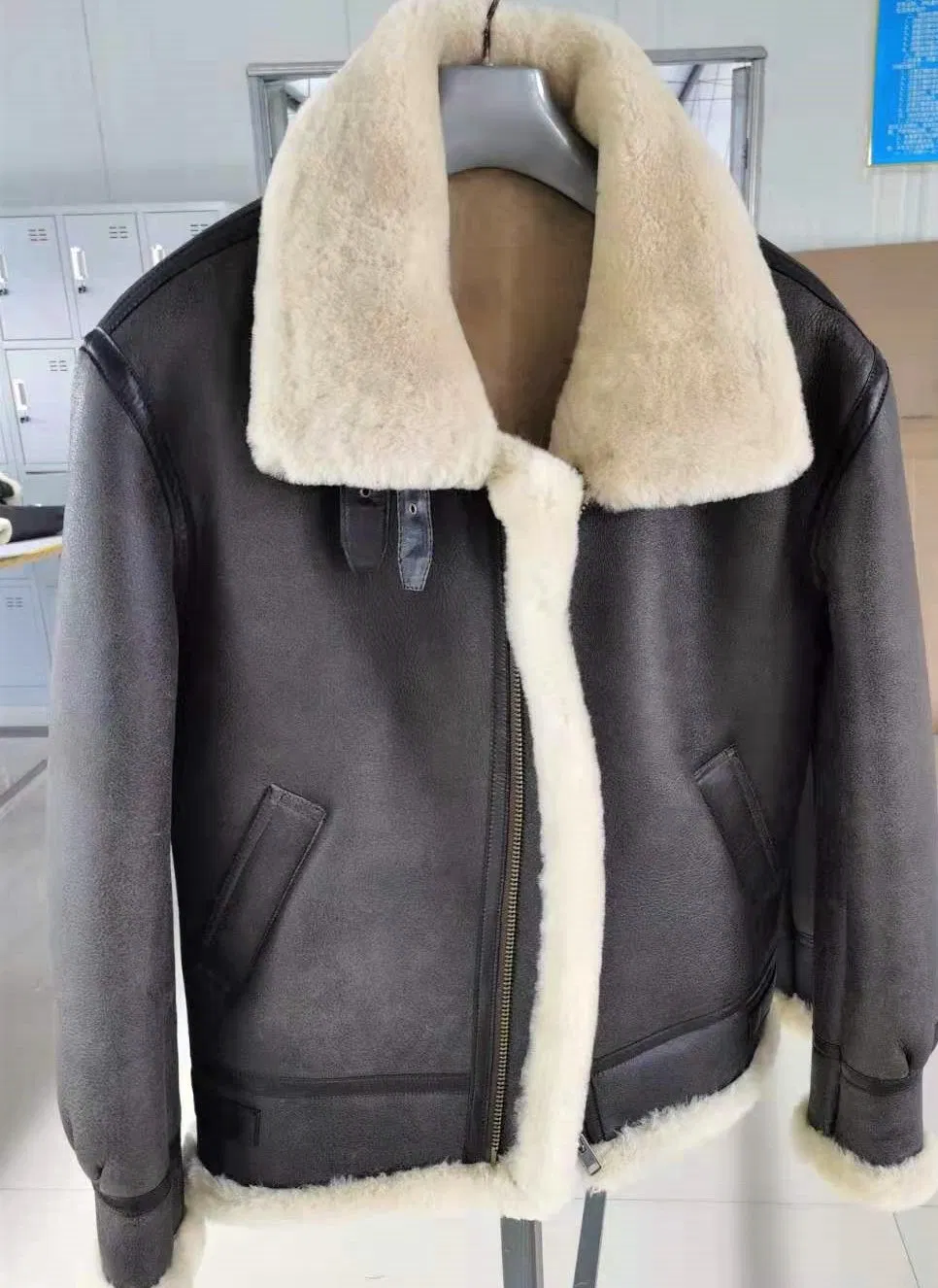 Jaqueta de pele de carneiro super quente para inverno para homens e mulheres