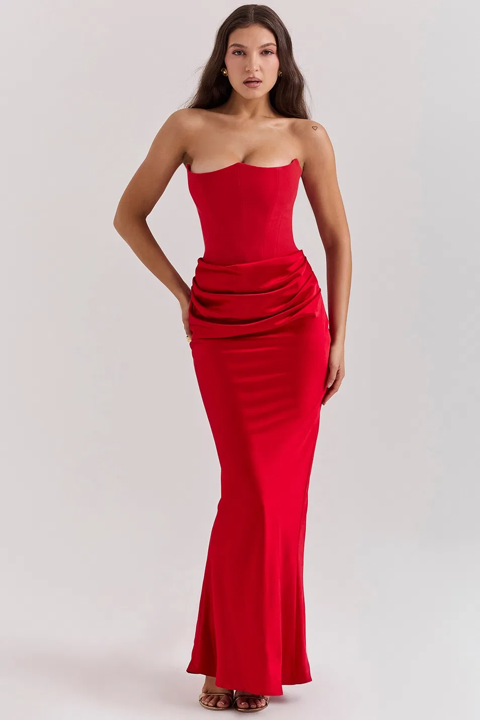 Vestido Casual de Verão Elegante com Fenda para Festa de Mulheres
