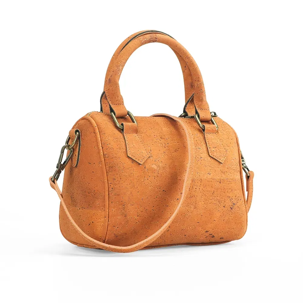 Bolsa transversal sustentável de moda vegana à base de biomassa para mulheres