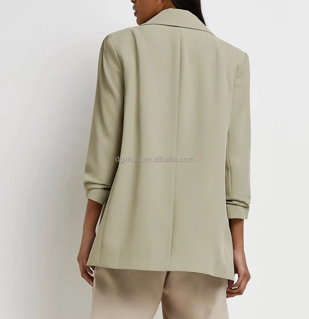 Blazer de Manga Longa para Moda, Traje Formal de Escritório, Roupas Femininas, Conjuntos de Negócios para Mulheres
