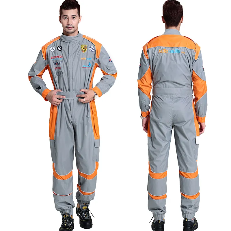 Homens Mulheres Unissex Roupas de Trabalho Refletivas Macacão Hi-Vis Roupas para Reparação de Carros