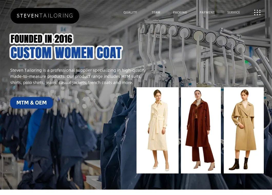 Casaco feminino feito à mão em lã artesanal com tecido premium para negócios e vestuário formal
