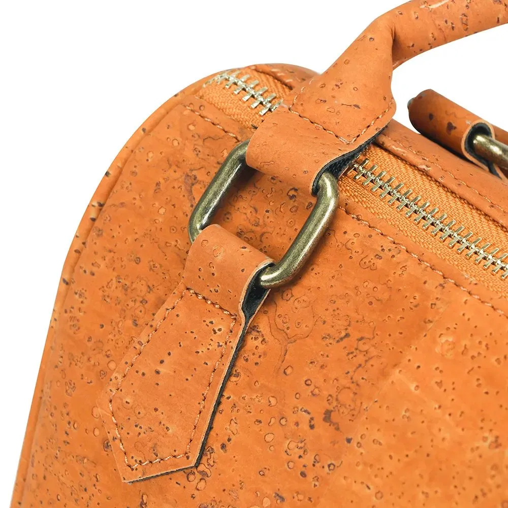 Bolsa transversal sustentável de moda vegana à base de biomassa para mulheres