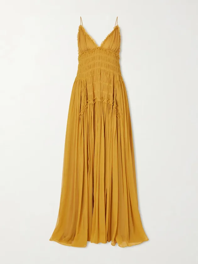 Vestido Feminino Maxi Chiffon Boho