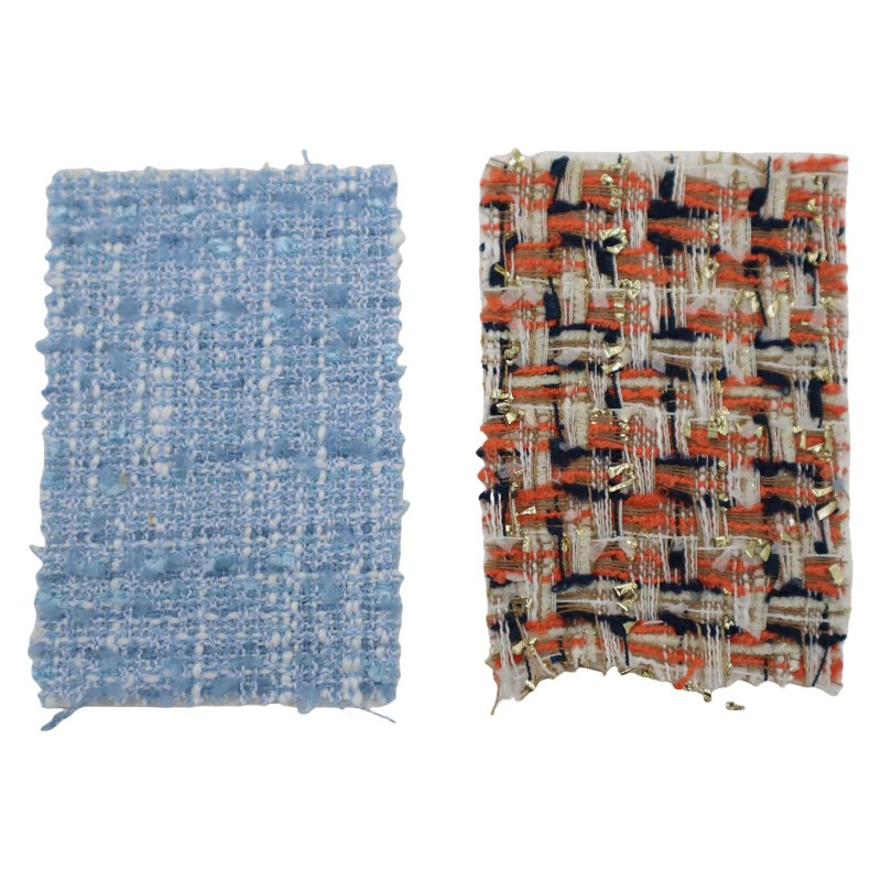 Estilo de Primavera em Cores Pastel Encantadoras para Mulheres, Tweed Sob Medida, Fábrica para Moda Sazonal