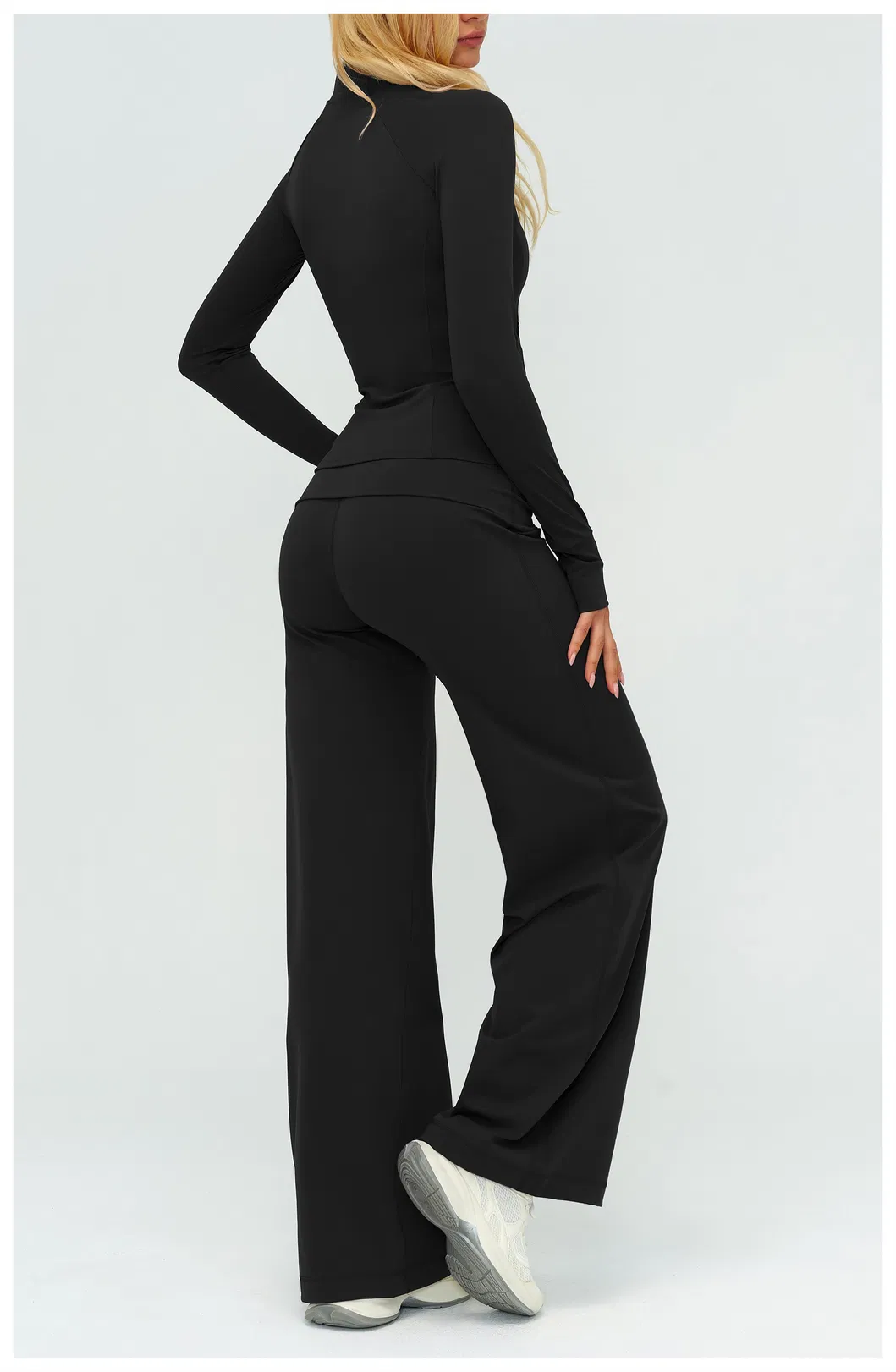 Roupas de Fitness para Mulheres Conjunto de Yoga ao Ar Livre Roupas Esportivas Acessíveis