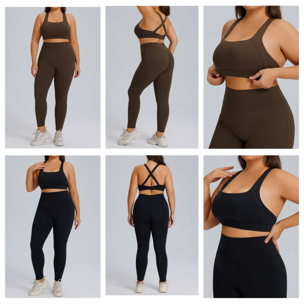 Wholesale Activewear 2 Piece Women S Plus Size Sport Fitness Gym Clothing