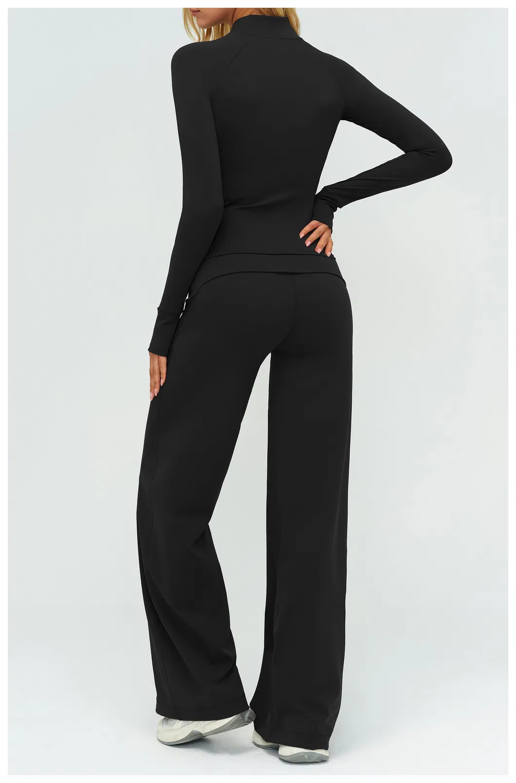 Roupas de Fitness para Mulheres Conjunto de Yoga ao Ar Livre Roupas Esportivas Acessíveis