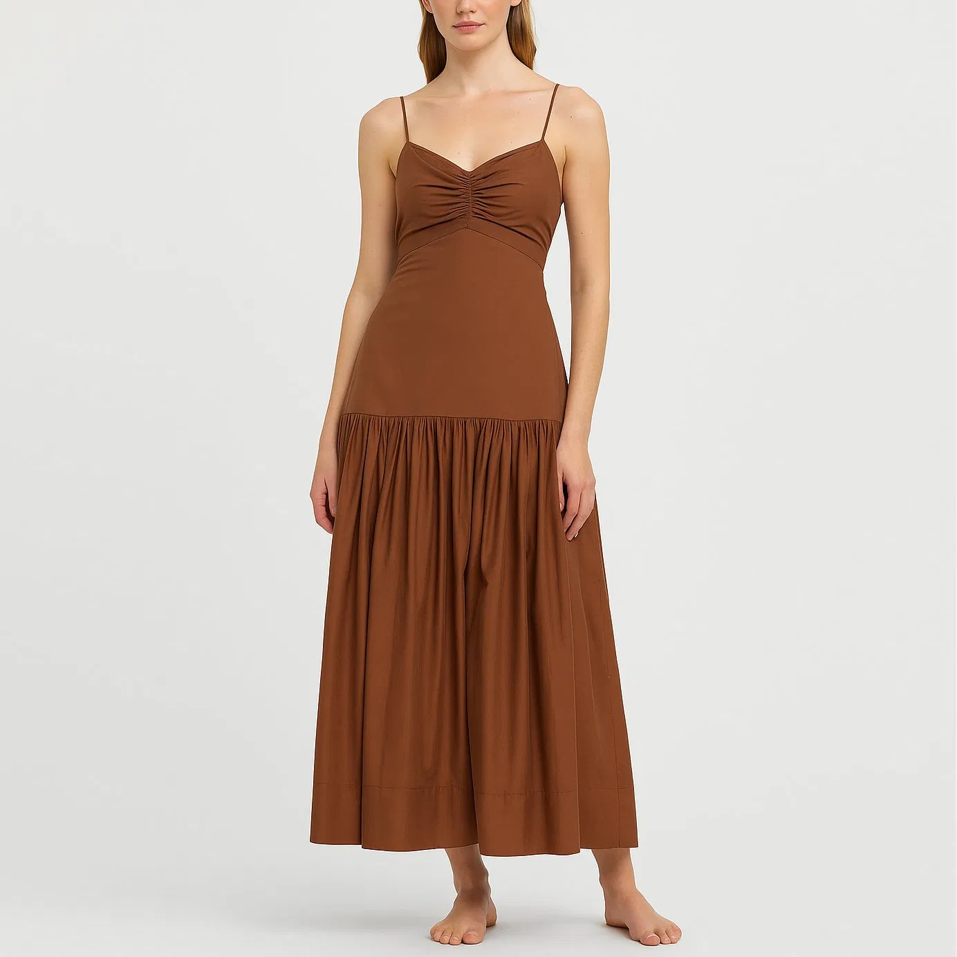 Vestido Casual Elegante Woven Personalizado por Atacado para Mulheres